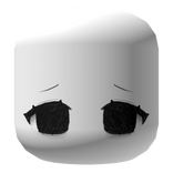 Sad Anxious Black Eyes Chibi Facemask Eepy Vkei