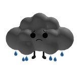 Sad Cloud Shoulder Pet
