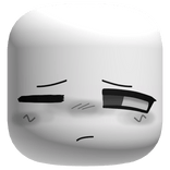 Sad Cute Smug Face – White (Remastered)