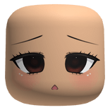 Sad Kawaii Face - Brown