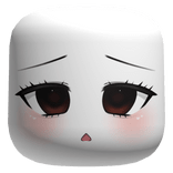 Sad Kawaii Face - Brown