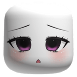 Sad Kawaii Face - Pink