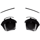 † sad sleepy tired droopy blank anime eyes black