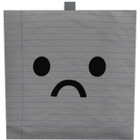 Sad Sticky Note Face