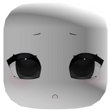 ♡ sad worried cute kawaii chibi face 