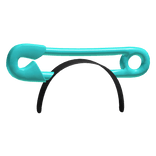 Saftypin_Headband cyan