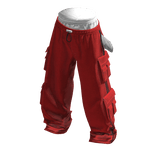 💗SAGGING CARGO TRACK PANTS_RED