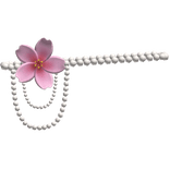 Sakura Flower Pearl Waist Belt 3.0