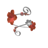 Salmon Summer Silver Armcuff [3.0]