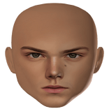 Sam Winchester Supernatural boy male face makeup 