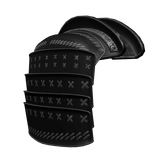 Samurai Right Pauldron - Black