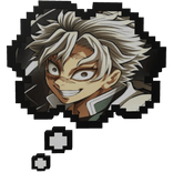 Sanemi Shinazugawa Demon Slayer | Thinking Bubble 