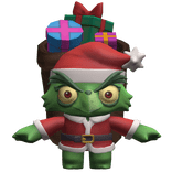 Santa Grinch Shoulder Pal Christmas