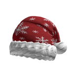 Santa Hat with Snowflakes