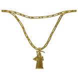 Santa Muerte Cadena de Oro 