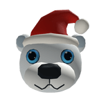 Santa Polar Bear With Hat