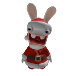 Santa Rabbit Meme Shoulder Pal