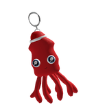 Santa Tentacles Squid Keychain