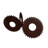 Saw Blade Left Shoulder (Dirty)