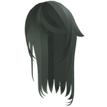 ★ Saya's Soft Long Hair (Dark Green)