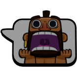 [👑] Scared Hog Rider Emote Clash Royale 