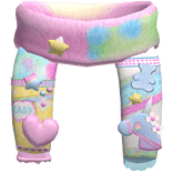 cute colorful harajuku igari oversized scarf