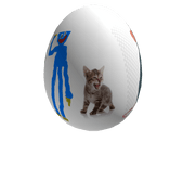 SCARY BLUE CAT RAT HEAD MURPHY TOILET HOLE