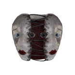 Scary red twin doll mask horror 