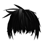 Scene Emo Horror Fluffy Short Black Boy Hair Combo