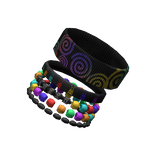 Scene Kandi (RIGHT) Rainbow Decora Emo Bracelet 