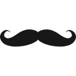 Scene Mustache Black