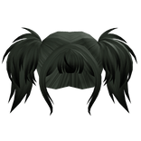 Scene Punk Pigtails Zombie Green