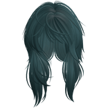 Scene Windy Hair (Dark Teal)