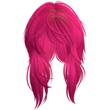 Scene Windy Hair (Hot Pink)
