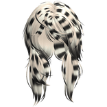 Scene Windy Hair (Skunk Raccoon)