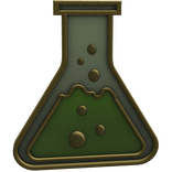 Science Flask Pin