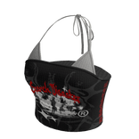 SCORCH Black Camo Gothic Halter Top