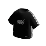 SCORCH Black Society Striped Oversize Boxy Tees