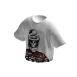 SCORCH White Death Rider Boxy Tshirt