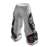 SCORCH White Skull Racer Ankle Pants