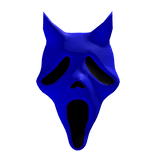 👻🔪 Screaming Devil Ghost Mask (BLUE) 👻