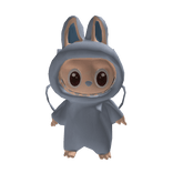 Sea Salt Coconut Labubu Backpack