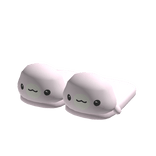 ♡꒰ cute light pink silly seal slippers