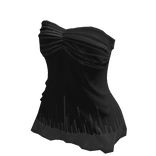 Sequin Tube Top (Black)