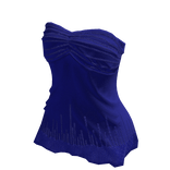 Sequin Tube Top (Dark Blue)