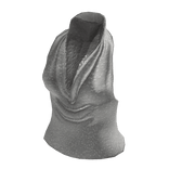 Sequin Glitter Silver Halter Top