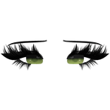 ♡ serene lashes (green)