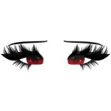 ♡ serene lashes (red)