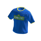 Sesama Stress Blue Shirt