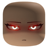 Shadowed Revenge Look Face Red Glowing Eyes Light